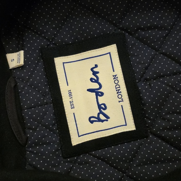 Boden Men's Navy Pea Coat - Small - Picture 3 of 5